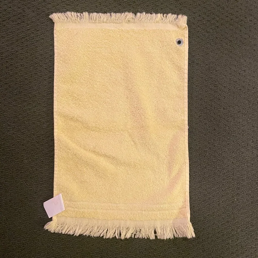 Vintage Kodak Yellow and Red Hand Towel 11 x 18 by Cannon Made in USA